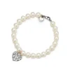 Tiffany & Co. Paloma Picasso® Olive Leaf pearl heart bracelet in sterling silver, medium. | ^ Bracelets|Gifts for Her