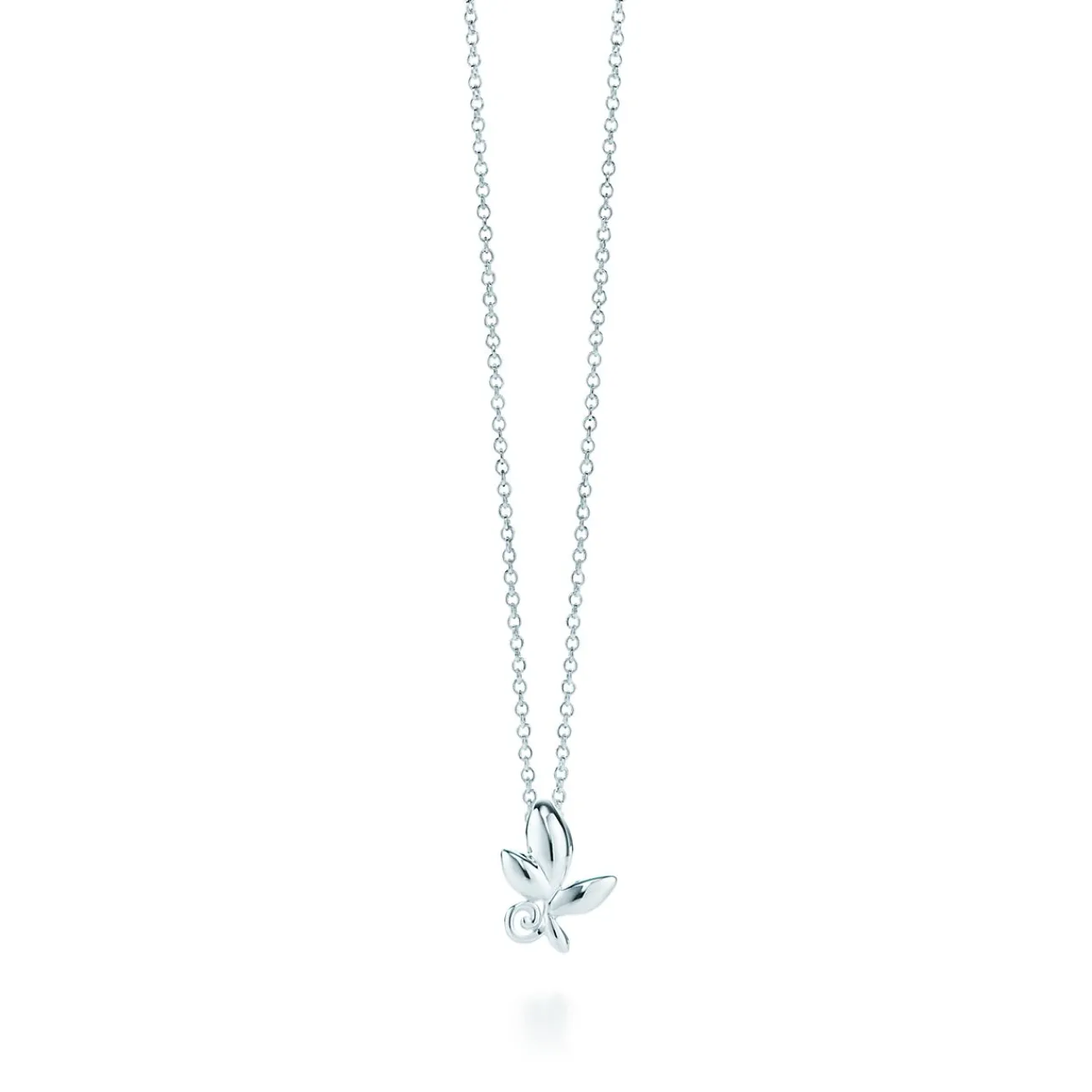 Tiffany & Co. Paloma Picasso® Olive Leaf pendant in sterling silver, mini. | ^ Necklaces & Pendants|Sterling Silver Jewelry