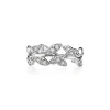 Tiffany & Co. Paloma Picasso® Olive Leaf Ring in White Gold with Diamonds, Narrow | ^ Rings|Diamond Jewelry