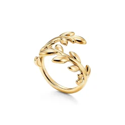 Tiffany & Co. Paloma Picasso® Olive Leaf Bypass Ring in Yellow Gold | ^ Rings|Gifts for Her