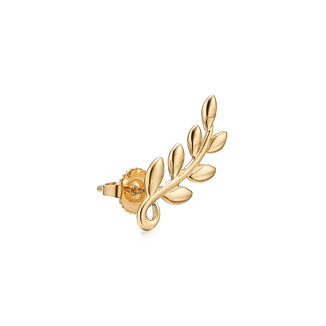 Tiffany & Co. Paloma Picasso® Olive Leaf climber earrings in 18k gold. | ^ Earrings|Gifts for Her