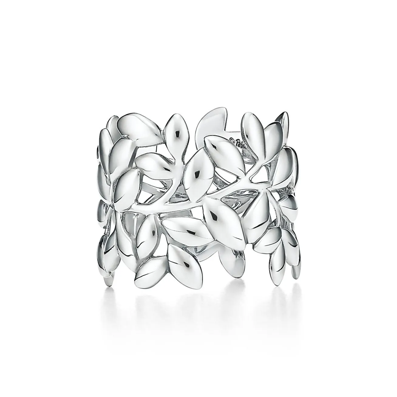 Tiffany & Co. Paloma Picasso® Olive Leaf Band Ring in Silver | ^ Rings|Bold Silver Jewelry