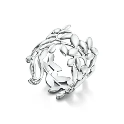 Tiffany & Co. Paloma Picasso® Olive Leaf Band Ring in Silver | ^ Rings|Bold Silver Jewelry