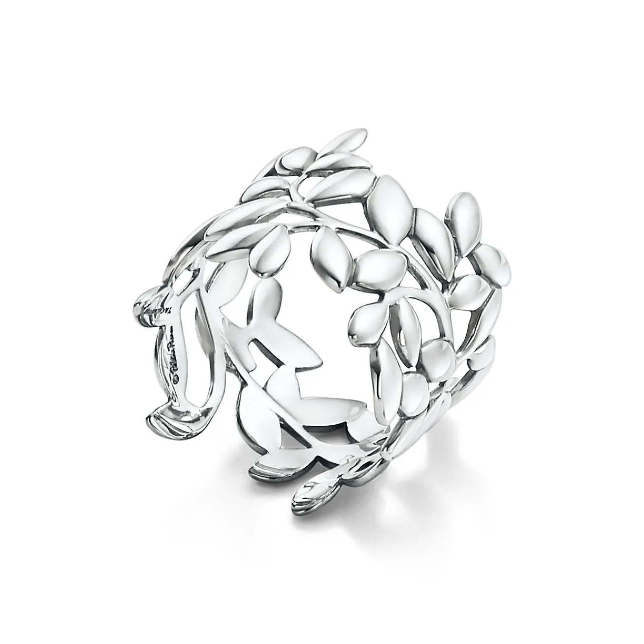 Tiffany & Co. Paloma Picasso® Olive Leaf Band Ring in Silver | ^ Rings|Bold Silver Jewelry