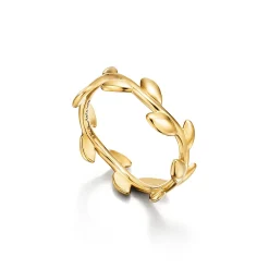 Tiffany & Co. Paloma Picasso® Olive Leaf Band Ring in Yellow Gold, Narrow | ^ Rings|Gifts for Her