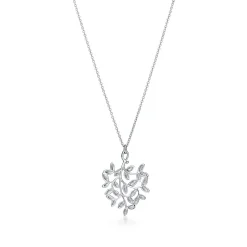 Tiffany & Co. Paloma Picasso® Olive Leaf pendant in sterling silver, small. | ^ Necklaces & Pendants|Gifts for Her