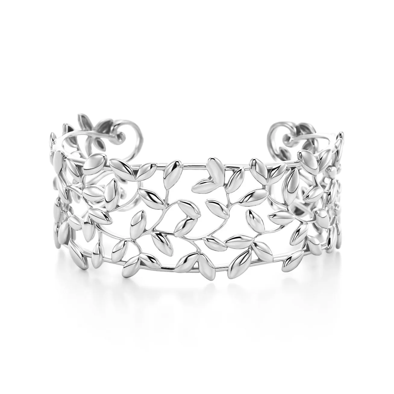 Tiffany & Co. Paloma Picasso® Olive Leaf cuff in sterling silver, medium. | ^ Bracelets|Gifts for Her