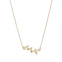 Tiffany & Co. Paloma Picasso® Olive Leaf vine pendant in 18k gold. | ^ Necklaces & Pendants|Gifts for Her