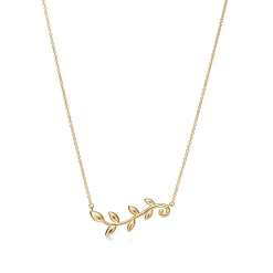 Tiffany & Co. Paloma Picasso® Olive Leaf vine pendant in 18k gold. | ^ Necklaces & Pendants|Gifts for Her