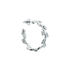 Tiffany & Co. Paloma Picasso® Olive Leaf hoop earrings in sterling silver. | ^ Earrings|Gifts for Her