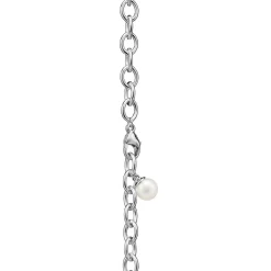 Tiffany & Co. Paloma Picasso® Olive Leaf three-row pearl necklace in sterling silver. | ^ Necklaces & Pendants|Sterling Silver Jewelry
