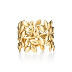 Tiffany & Co. Paloma Picasso® Olive Leaf Band Ring in Yellow Gold | ^ Rings|Gold Jewelry