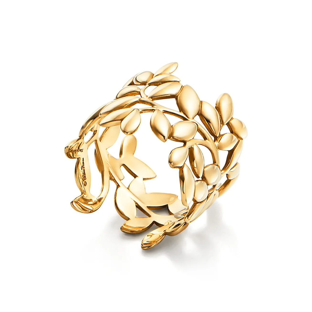 Tiffany & Co. Paloma Picasso® Olive Leaf Band Ring in Yellow Gold | ^ Rings|Gold Jewelry