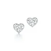 Tiffany & Co. Paloma Picasso® Olive Leaf heart earrings in sterling silver. | ^ Earrings|Gifts for Her
