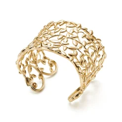 Tiffany & Co. Paloma Picasso® Olive Leaf cuff in 18k gold, medium. | ^ Bracelets|Gold Jewelry