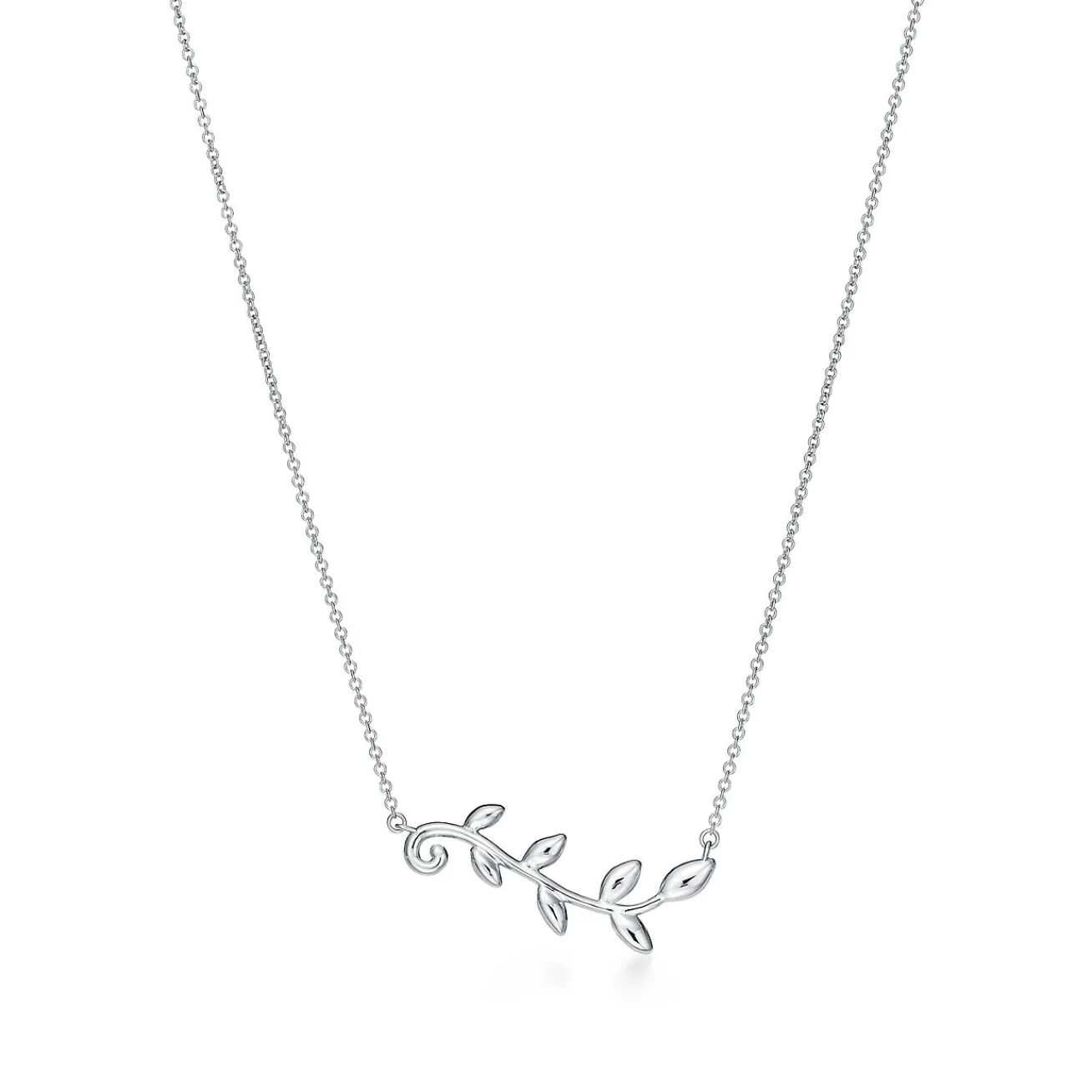 Tiffany & Co. Paloma Picasso® Olive Leaf vine pendant in sterling silver. | ^ Necklaces & Pendants|Gifts for Her