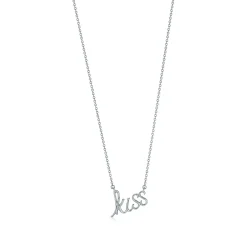 Tiffany & Co. Paloma's Graffiti kiss pendant in sterling silver. | ^ Necklaces & Pendants|Sterling Silver Jewelry