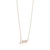 Tiffany & Co. Paloma's Graffiti love pendant in 18k rose gold, small. | ^ Necklaces & Pendants|Rose Gold Jewelry