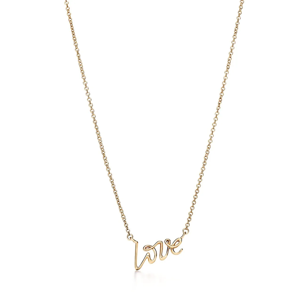 Tiffany & Co. Paloma's Graffiti love pendant in 18k gold, mini. | ^ Necklaces & Pendants|Gifts for Her
