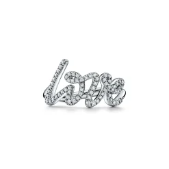 Tiffany & Co. Paloma's Graffiti Love Ring in White Gold with Diamonds, Small | ^ Diamond Jewelry|Paloma Picasso®