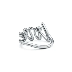 Tiffany & Co. Paloma's Graffiti Love Ring in White Gold with Diamonds, Small | ^ Diamond Jewelry|Paloma Picasso®