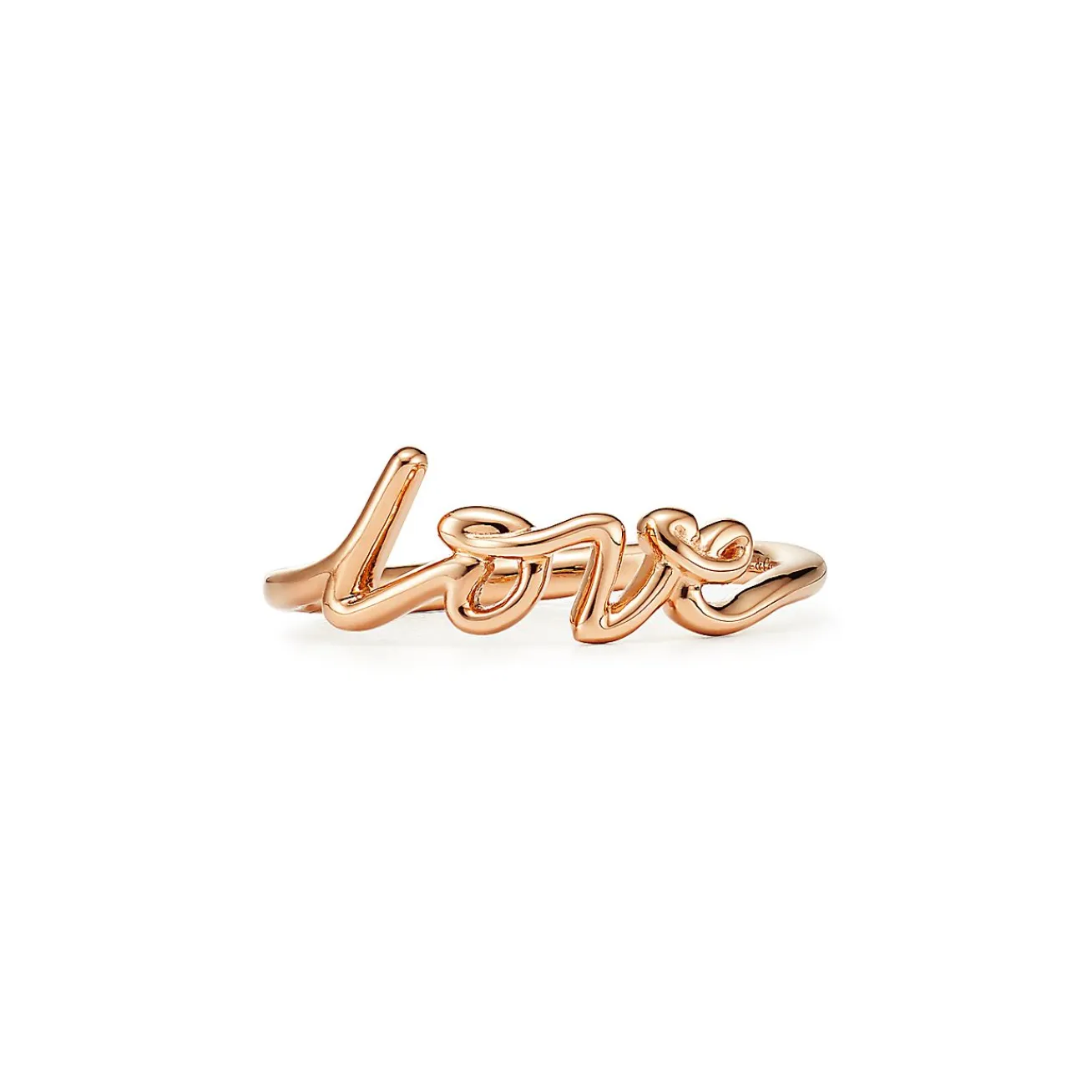 Tiffany & Co. Paloma's Graffiti Love Ring in Rose Gold, Mini | ^ Rings|Rose Gold Jewelry