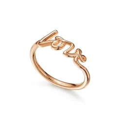Tiffany & Co. Paloma's Graffiti Love Ring in Rose Gold, Mini | ^ Rings|Rose Gold Jewelry
