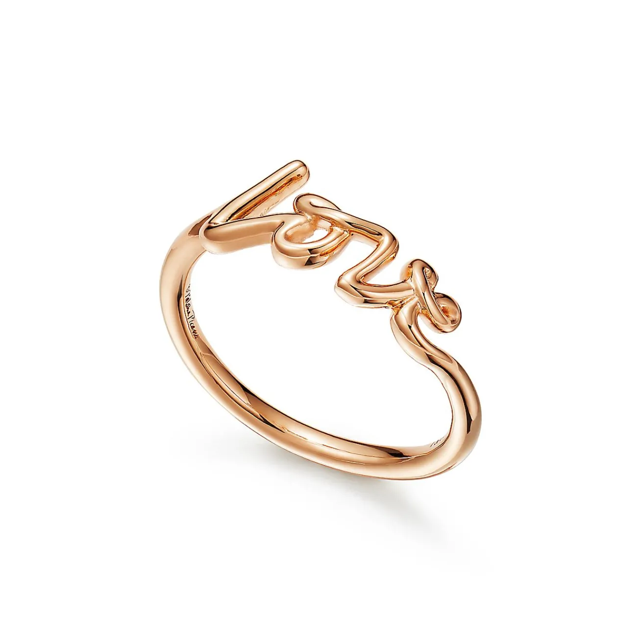Tiffany & Co. Paloma's Graffiti Love Ring in Rose Gold, Mini | ^ Rings|Rose Gold Jewelry