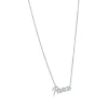 Tiffany & Co. Paloma's Graffiti peace pendant in 18k white gold with diamonds, mini. | ^ Necklaces & Pendants|Diamond Jewelry