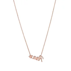 Tiffany & Co. Paloma's Graffiti peace pendant in 18k rose gold with diamonds, mini. | ^ Necklaces & Pendants|Rose Gold Jewelry