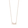 Tiffany & Co. Paloma's Graffiti rock pendant in 18k rose gold with diamonds. | ^ Necklaces & Pendants|Rose Gold Jewelry