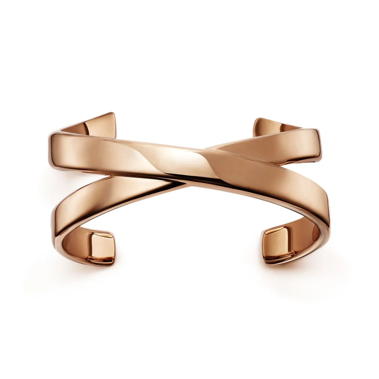 Tiffany & Co. Paloma's Graffiti X cuff in 18k rose gold, medium. | ^ Bracelets|Rose Gold Jewelry