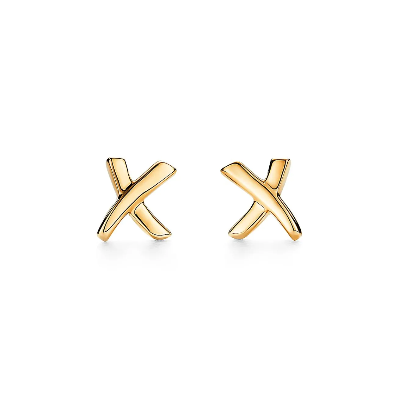 Tiffany & Co. Paloma's Graffiti X earrings in 18k gold, mini. | ^ Earrings|Gold Jewelry
