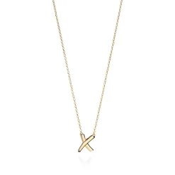 Tiffany & Co. Paloma's Graffiti X pendant in 18k gold, small. | ^ Necklaces & Pendants|Gold Jewelry