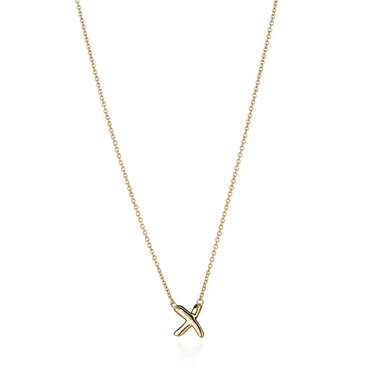 Tiffany & Co. Paloma's Graffiti X pendant in 18k gold, small. | ^ Necklaces & Pendants|Gold Jewelry