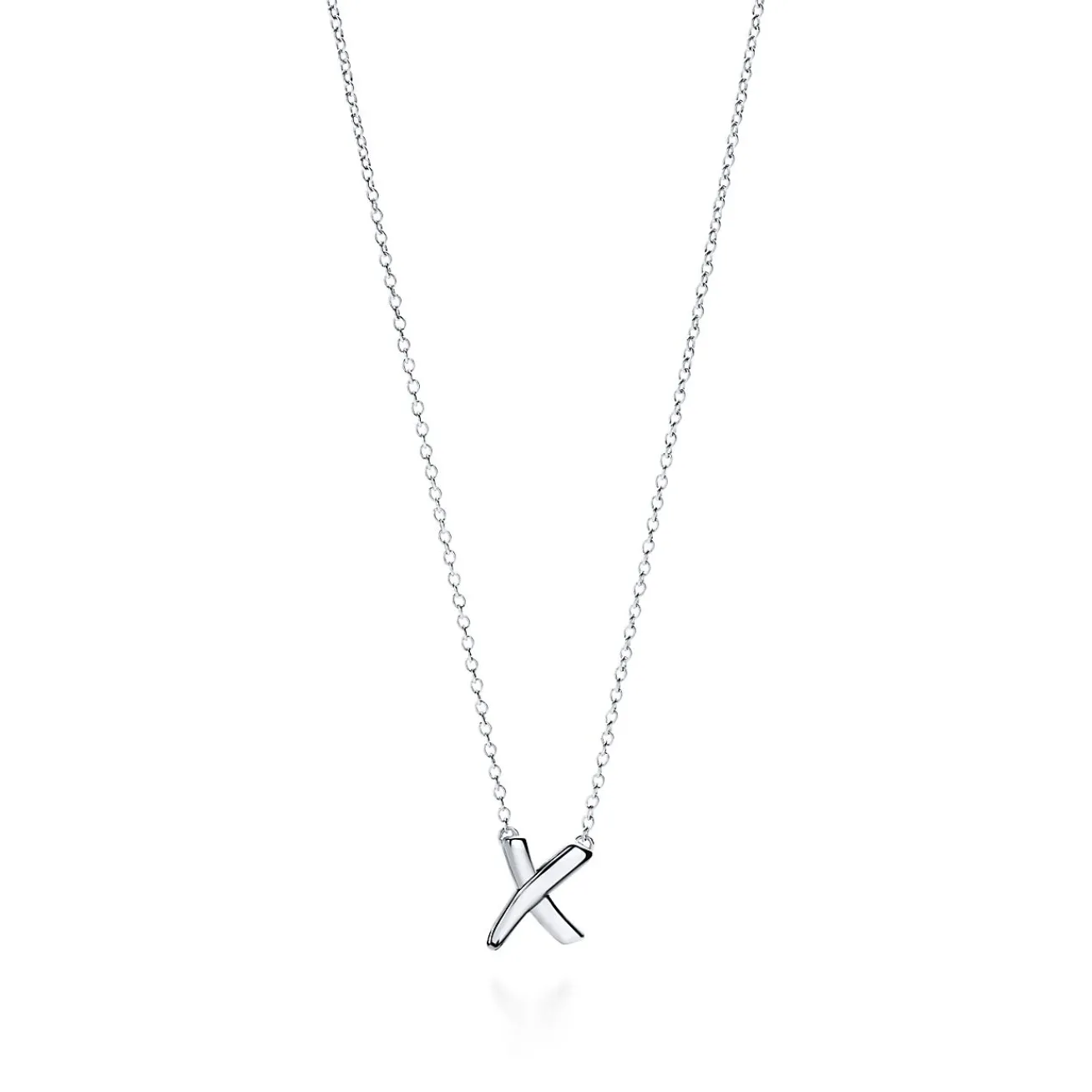 Tiffany & Co. Paloma's Graffiti X pendant in sterling silver, small. | ^ Necklaces & Pendants|Sterling Silver Jewelry