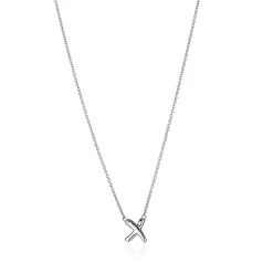 Tiffany & Co. Paloma's Graffiti X pendant in sterling silver, small. | ^ Necklaces & Pendants|Sterling Silver Jewelry