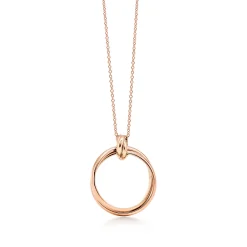 Tiffany & Co. Paloma's Melody circle pendant in 18k rose gold, small. | ^ Necklaces & Pendants|Rose Gold Jewelry