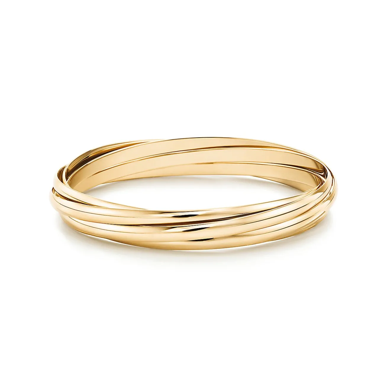 Tiffany & Co. Paloma's Melody five-band bangle in 18k gold, medium. | ^ Bracelets|Gold Jewelry