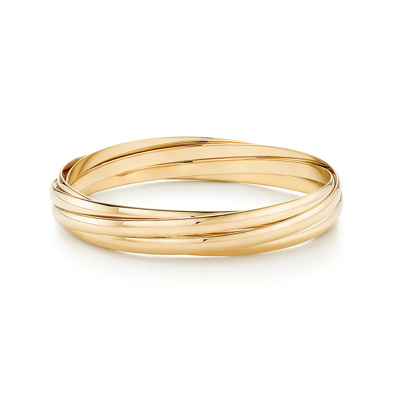 Tiffany & Co. Paloma's Melody five-band bangle in 18k gold, medium. | ^ Bracelets|Gold Jewelry