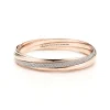 Tiffany & Co. Paloma's Melody five-band bangle in 18k rose gold with diamonds, medium. | ^ Bracelets|Rose Gold Jewelry