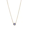 Tiffany & Co. Paloma's Studio hexagon pendant in 18k gold with a tanzanite. | ^ Necklaces & Pendants|Gold Jewelry