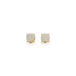 Tiffany & Co. Paloma's Sugar Stacks earrings in 18k gold with diamonds. | ^ Earrings|Gold Jewelry
