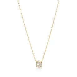 Tiffany & Co. Paloma's Sugar Stacks pendant in 18k gold with diamonds. | ^ Necklaces & Pendants|Gold Jewelry