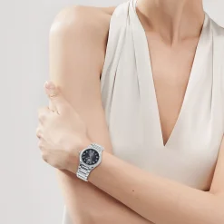 Tiffany & Co. Patek Philippe Twenty~4 women's watch in stainless steel with diamonds. | ^ Patek Philippe
