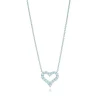 Tiffany & Co. Pendant in platinum with diamonds, mini. | ^ Necklaces & Pendants|Platinum Jewelry
