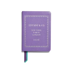 Tiffany & Co. Personal Essentials Notebook in Lavender Leather | ^ The Home|Housewarming Gifts