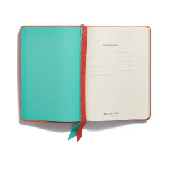 Tiffany & Co. Personal Essentials Notebook in Carnelian Orange Leather | ^ The Home|Housewarming Gifts