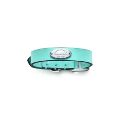 Tiffany & Co. Pet collar in Tiffany Blue® leather, extra small. | ^ Tiffany Blue® Gifts|Stationery, Games & Unique Objects