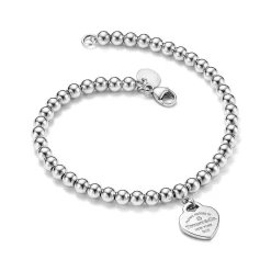 Tiffany & Co. Return to Tiffany® Bead Bracelet in Silver, Tiffany Blue® with a Diamond, 4 mm | ^ Bracelets|Gifts for Her